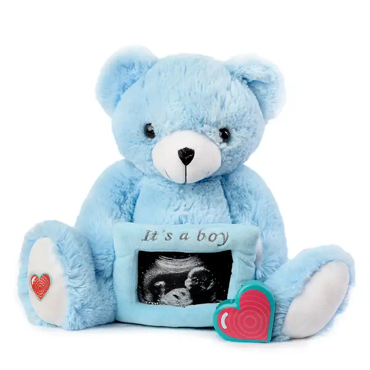 Catching Glimpses - Heartbeat Animals - "It's a boy" blue bear - Effingham, IL